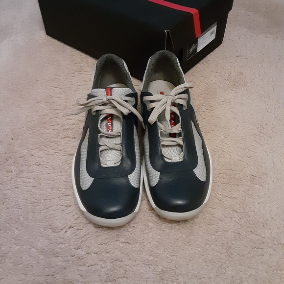 MEN'S PRADA AMERICA'S CUP ORIGINAL SNEAKERS - Picture 2 of 11